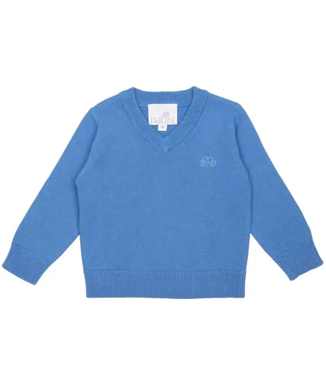 Natini - V-pull Azul blue