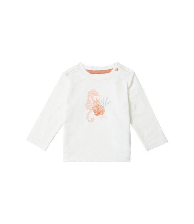 Noppies - Girls Tee Caroline long sleeve Whisper white