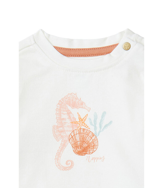 Noppies - Girls Tee Caroline long sleeve Whisper white