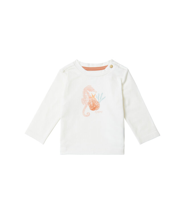 Noppies - Girls Tee Caroline long sleeve Whisper white