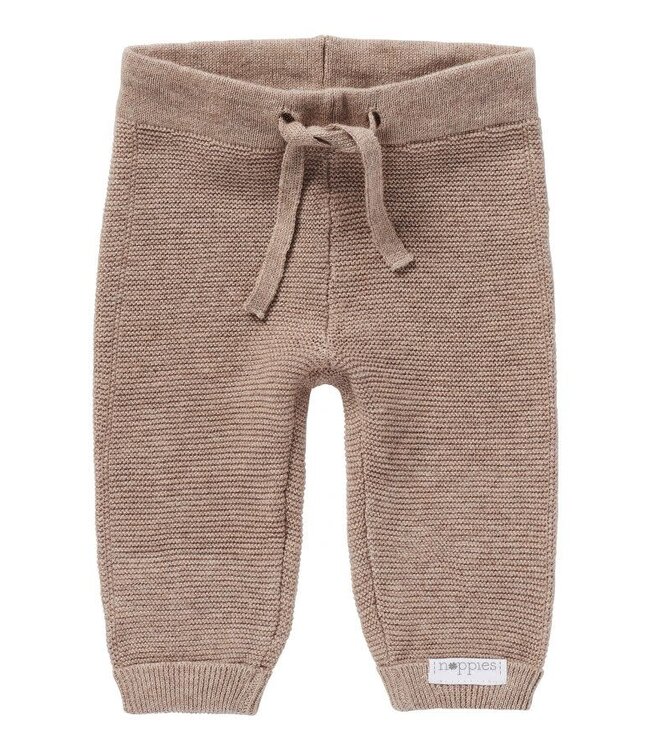 Noppies- Unisex pants knit reg Grover Taupe melange