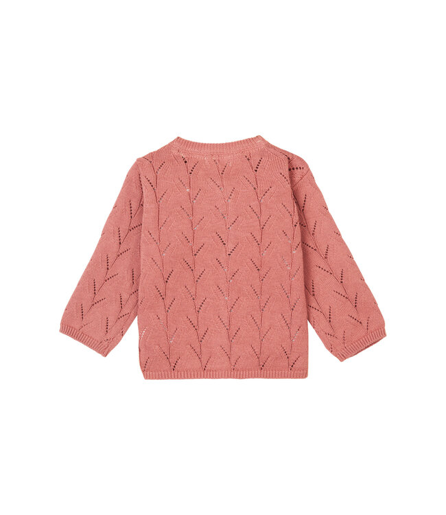 Noppies - Girls Cardigan Feternes Long Sleeve Old Rose