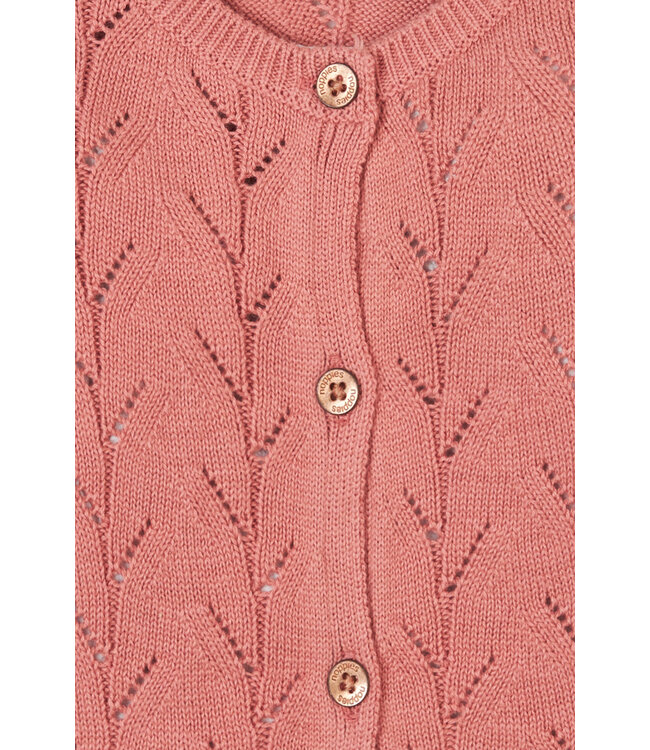 Noppies - Girls Cardigan Feternes Long Sleeve Old Rose