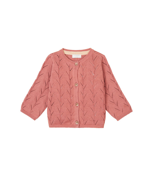 Noppies - Girls Cardigan Feternes Long Sleeve Old Rose