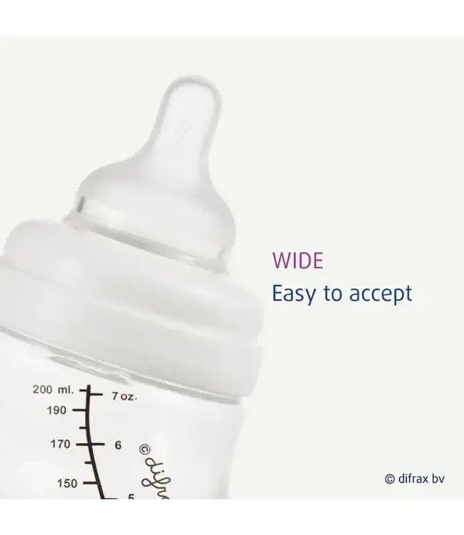 Difrax - S-fles Wide popcorn 200ML