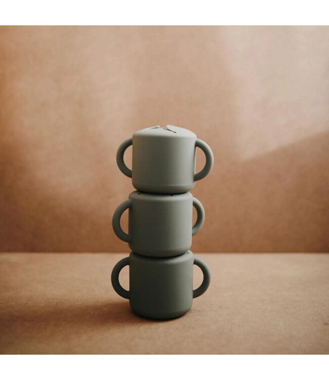 Mushie - Siliconen snackbeker - Dried Thyme