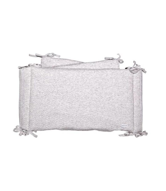 Poetree kids - Bedomrander 40x210cm - Chevron light grey melange