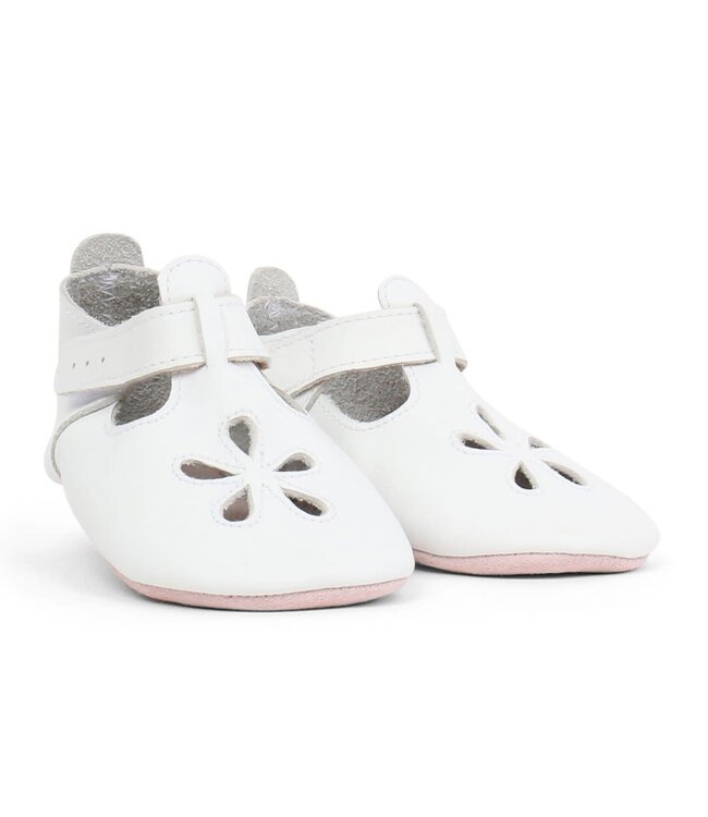 Bobux - Soft soles Daisy white