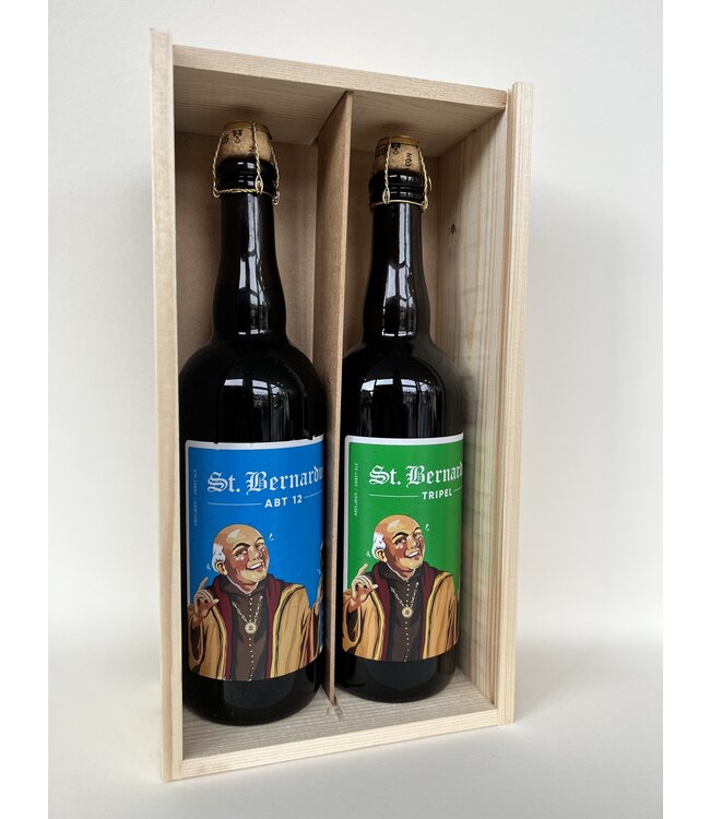 St.Bernardus - Wil jij mijn peter zijn, houten kist Abt12 & Tripel