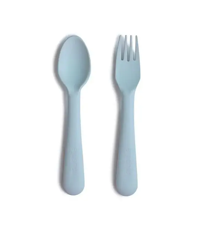 Mushie - Vork & Lepel - Powder Blue