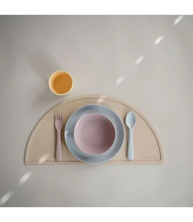 Mushie - Vork & Lepel - Powder Blue