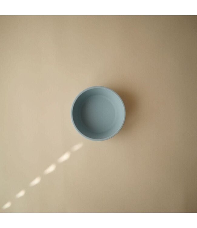 Mushie - Siliconen kom - Powder Blue