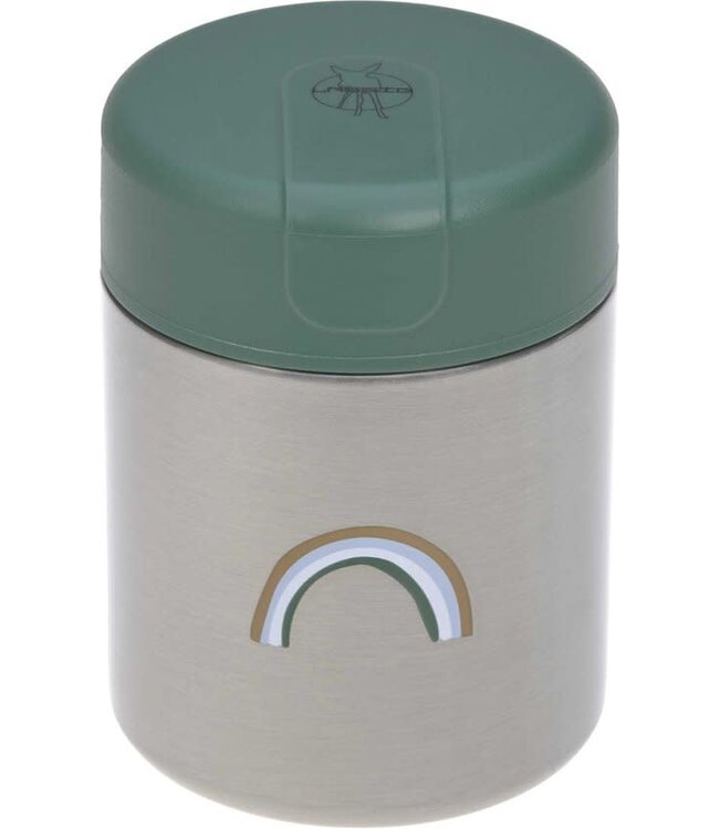 Lassig - Food Jar Happy Rascals Smile green