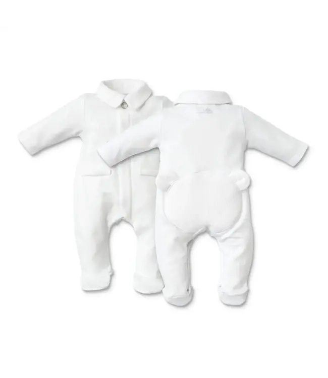 My First collection - Rompersuit first teddy white/white