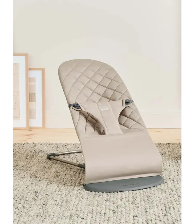 BabyBjorn - Bouncer bliss woven classic quilt - Sand grey