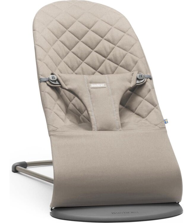BabyBjorn - Bouncer bliss woven classic quilt - Sand grey