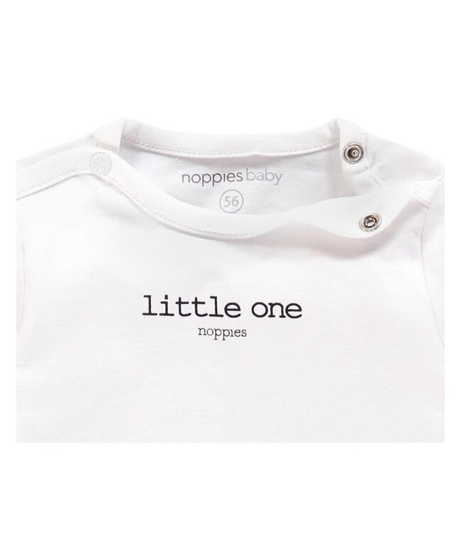 Noppies - Tee is Hester text White