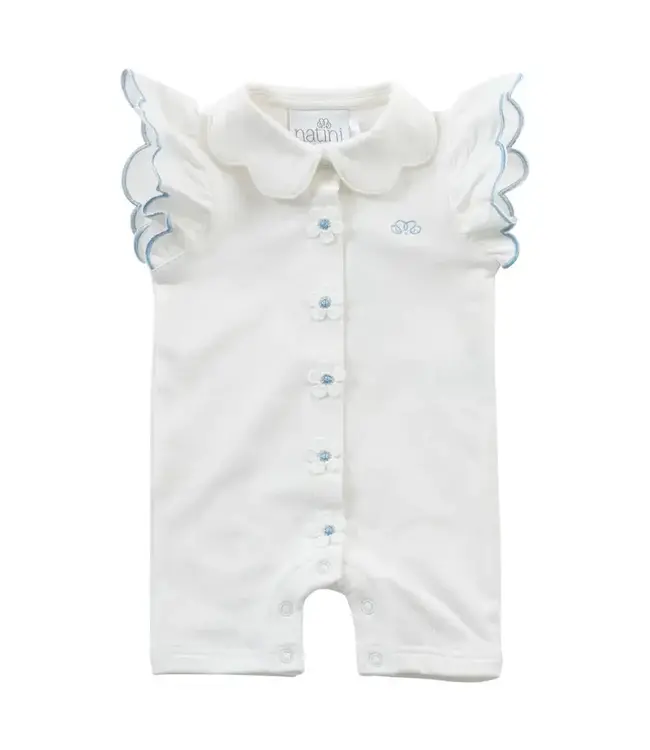 Natini - Bodysuit Flowers white