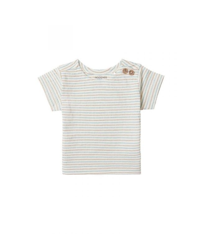 Noppies Noppies - Boys Tee Bolton short sleeve stripe Whisper white