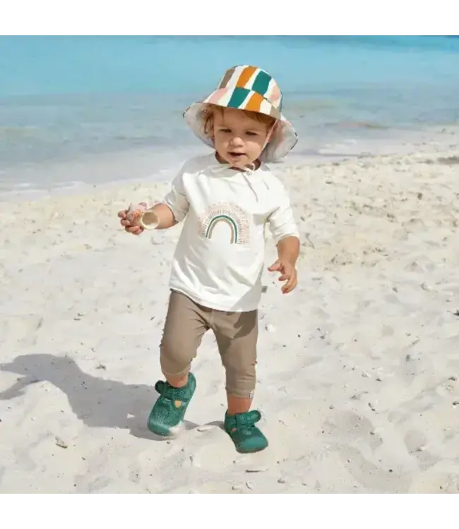 Lassig - LSF short sleeve Rashguard rainbow nature