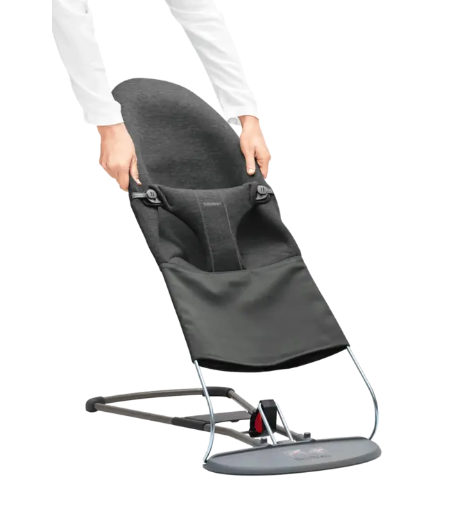 BabyBjorn - Fabric seat for bouncer 3D jersey Charcoal grey