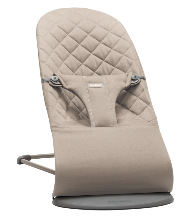 BabyBjorn - Bouncer bliss woven classic quilt - Sand grey
