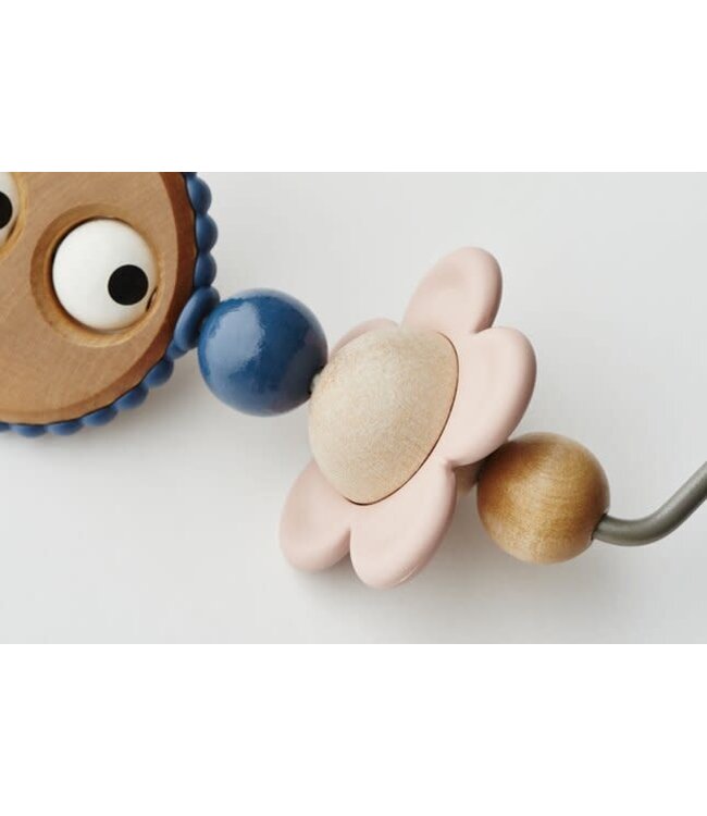 BabyBjorn - Speelgoed voor Wipstoeltje - Ondeugende oogjes Pastel