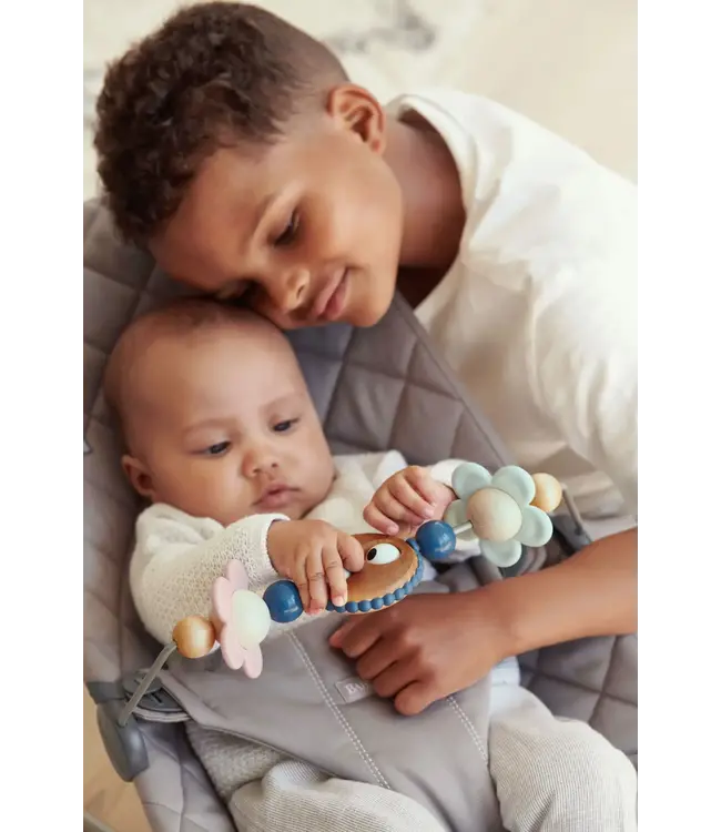 BabyBjorn - Speelgoed voor Wipstoeltje - Ondeugende oogjes Pastel
