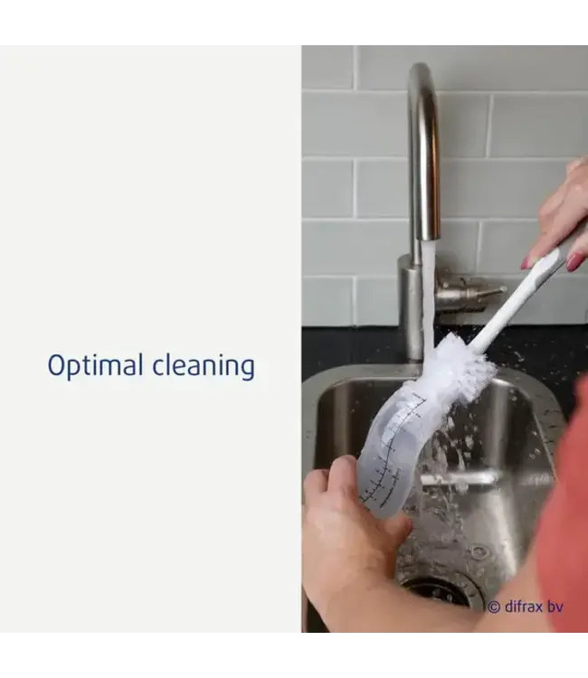 Difrax -  Flessenborstel 2 in 1