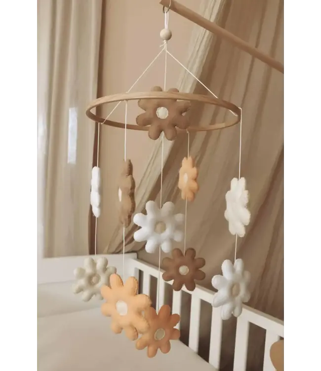 Little Loua - Handmade Flowers baby mobile