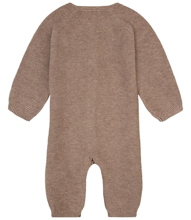 Noppies - Playsuit Monrovia long sleeve Taupe melange