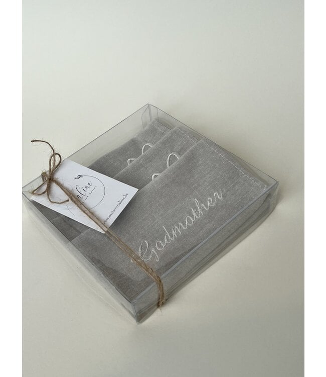 Maison Naline - Set van 3 zakdoeken