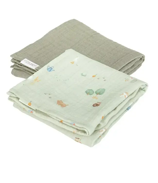 Little Dutch - Swaddles set 70 x 70 cm Little Farm