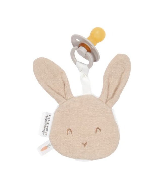 Little Dutch - Pacifier cloth organic muslin Baby Bunny