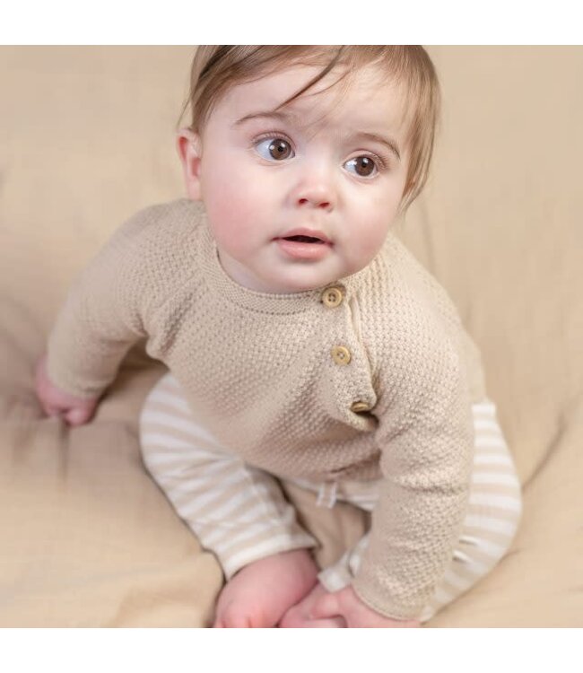Little Dutch - Knitted sweater Sand