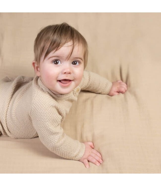 Little Dutch - Knitted sweater Sand