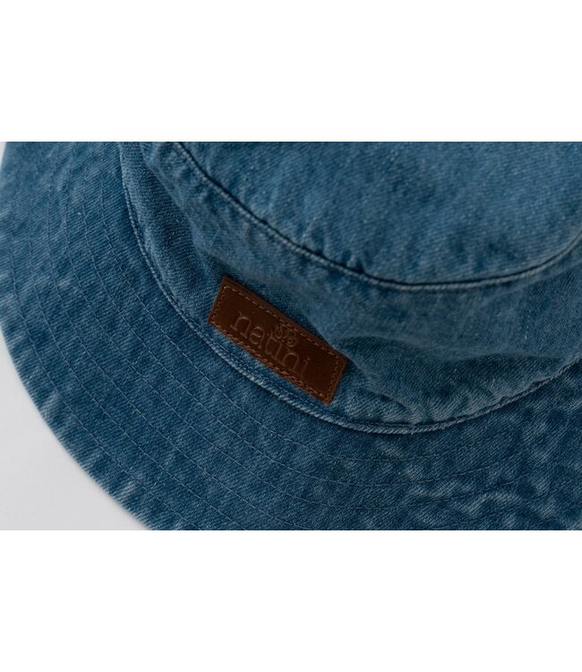 Natini - Bucket hat jeans blue