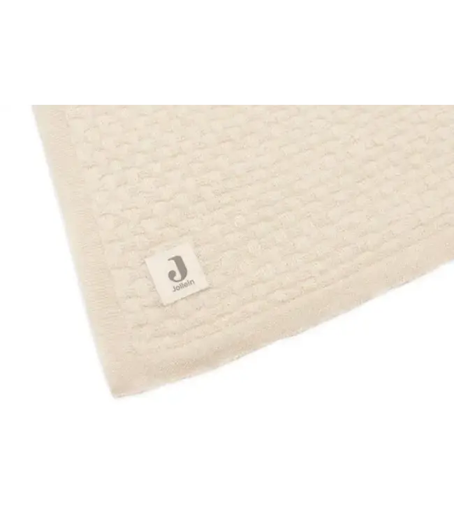 Jollein - Deken Ledikant 100x150cm Weave Knit Merino wool Oatmeal