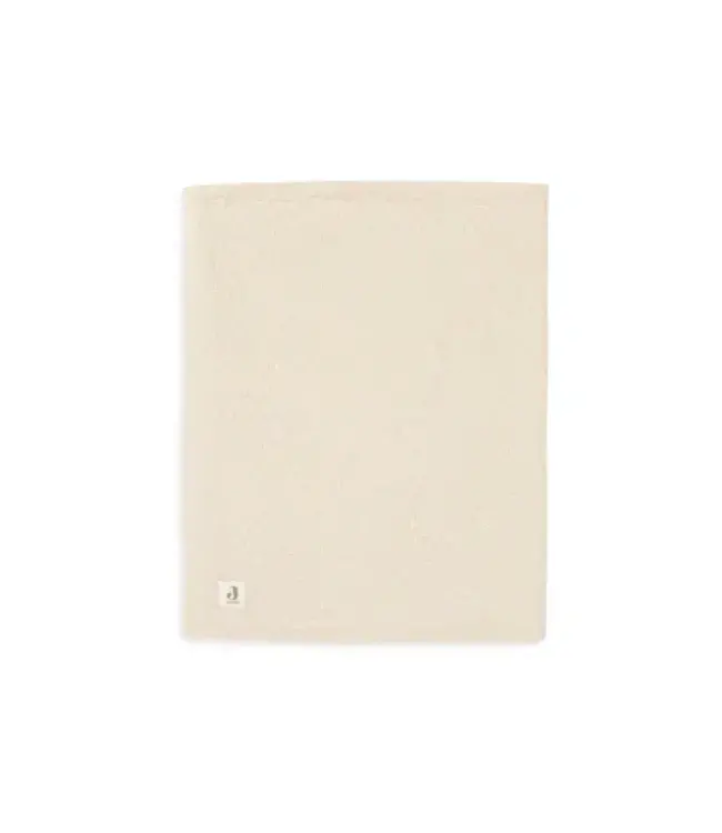 Jollein - Deken Ledikant 100x150cm Weave Knit Merino wool Oatmeal