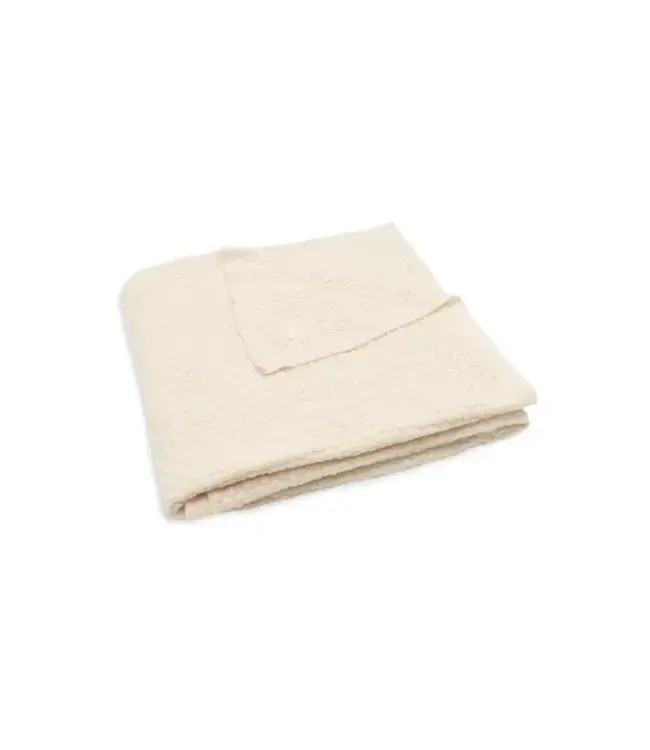 Jollein - Deken Ledikant 100x150cm Weave Knit Merino wool Oatmeal