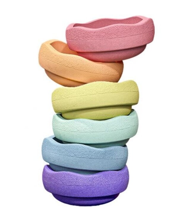 Stapelstein - Original rainbow PASTEL