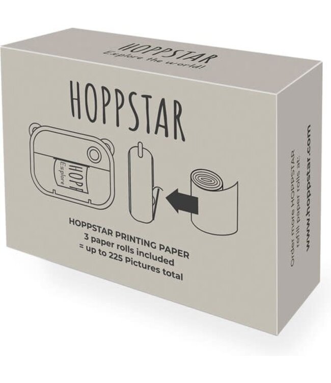 Hoppstar - Self-Adhesive - Paper roll refill - Pack 3pcs