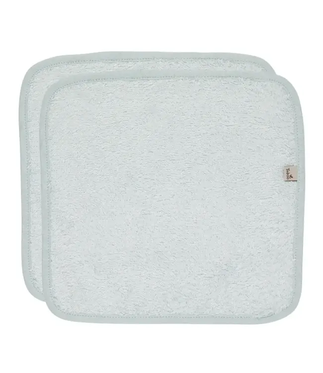 Timboo - REUSABLE SOFT WIPES (6 pieces) - RIVIERA BLUE