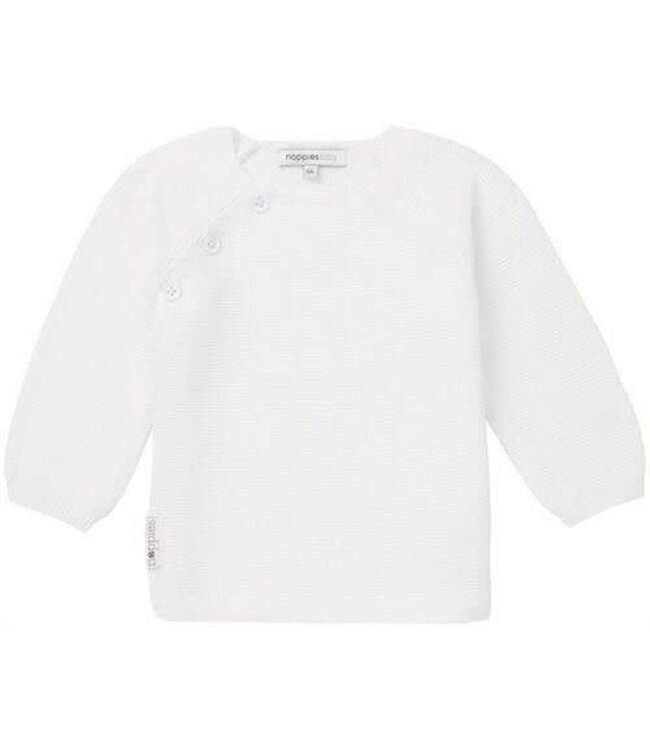 Noppies - Cardigan wrap Knit Pino white
