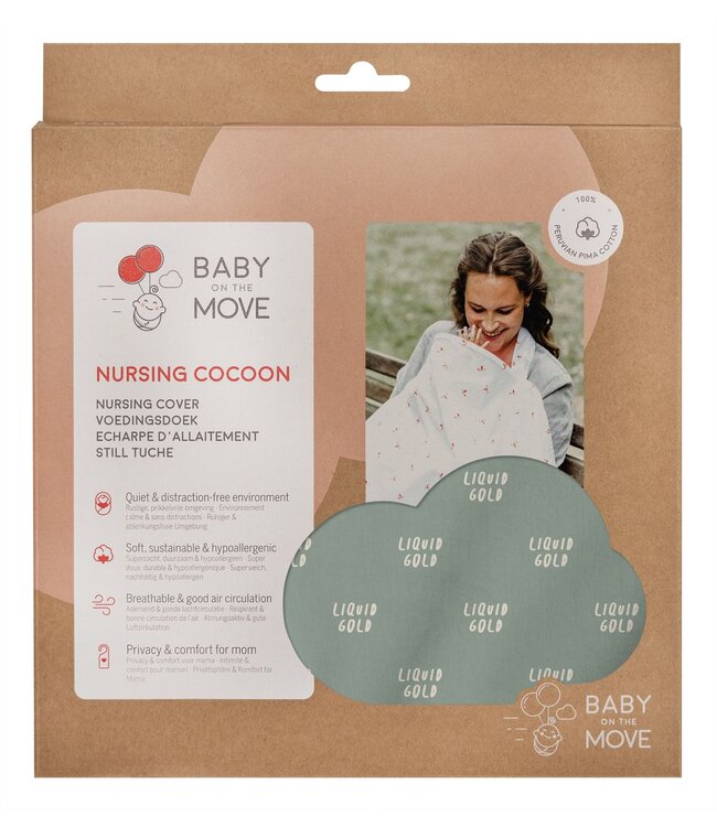 Baby on the move Owego - Nursing Cocoon "Liquid Gold"