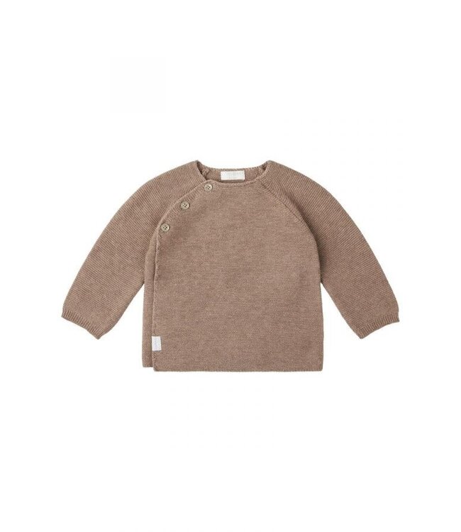 Noppies - Cardigan wrap Knit Pino Taupe melange