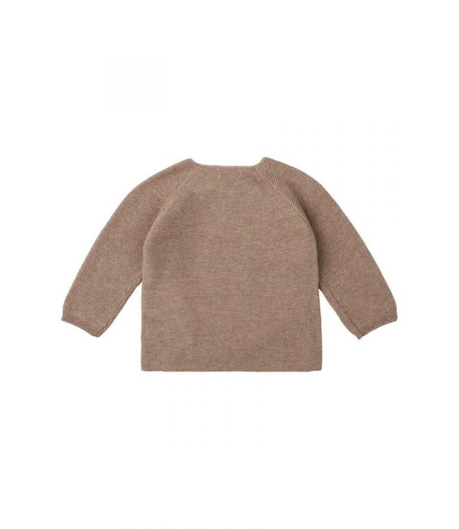 Noppies - Cardigan wrap Knit Pino Taupe melange