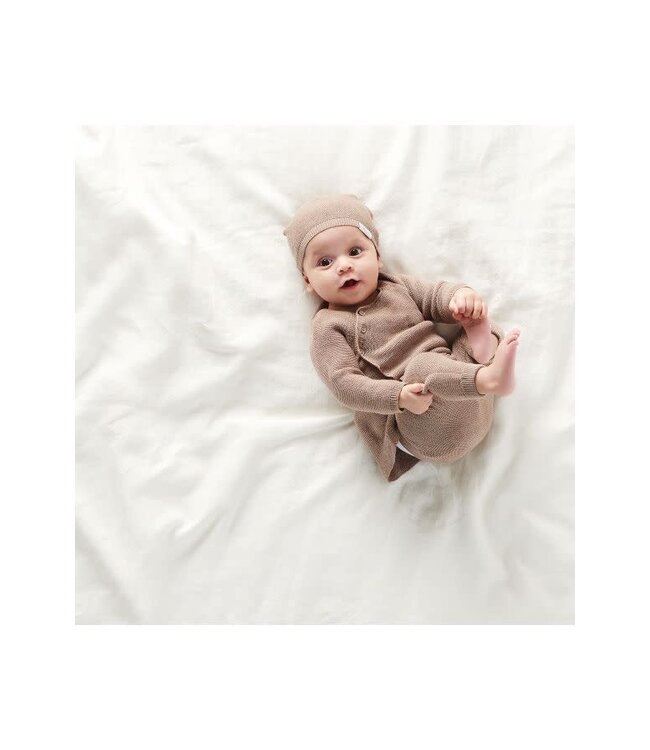 Noppies - Cardigan wrap Knit Pino Taupe melange