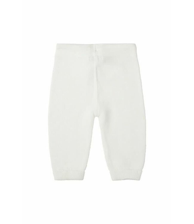 Noppies- Unisex pants knit reg Grover White