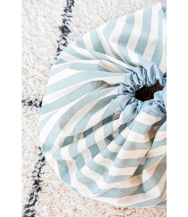 Play & Go - Noomad Stripes Green opbergzak/speeltapijt - 140 cm